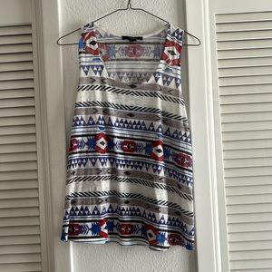 Forever 21 Aztec Tanktop Size L